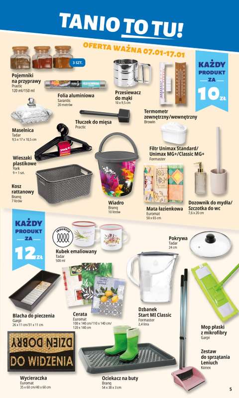Leclerc - gazetka promocyjna Oferta E.Leclerc I Tanio to tu! od środy 07.01 do poniedziałku 12.01 - strona 5