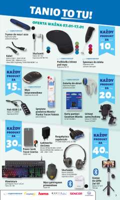 Leclerc - gazetka promocyjna Oferta E.Leclerc I Tanio to tu! od środy 07.01 do poniedziałku 12.01 - strona 7