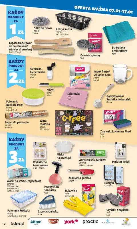 Leclerc - gazetka promocyjna Oferta E.Leclerc I Tanio to tu!   - strona 2