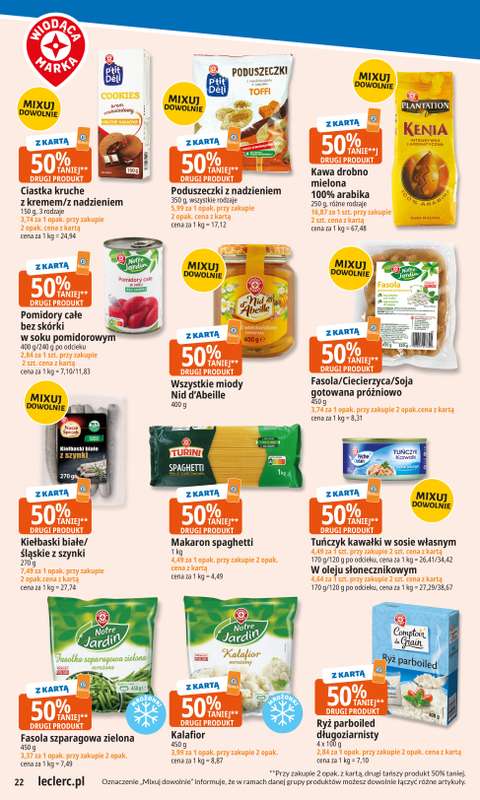 Leclerc - gazetka promocyjna Oferta E.Leclerc I Tanio to tu! od środy 07.01 do poniedziałku 12.01 - strona 22