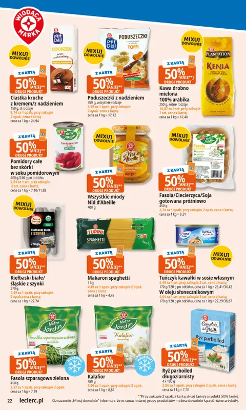 Leclerc - gazetka promocyjna Oferta E.Leclerc I Tanio to tu! od środy 07.01 do poniedziałku 12.01 - strona 22