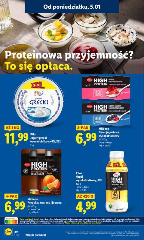 Lidl - gazetka promocyjna Oferta od poniedziałku od poniedziałku 05.01 do środy 07.01 - strona 44