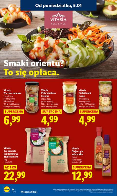 Lidl - gazetka promocyjna Oferta od poniedziałku od poniedziałku 05.01 do środy 07.01 - strona 26