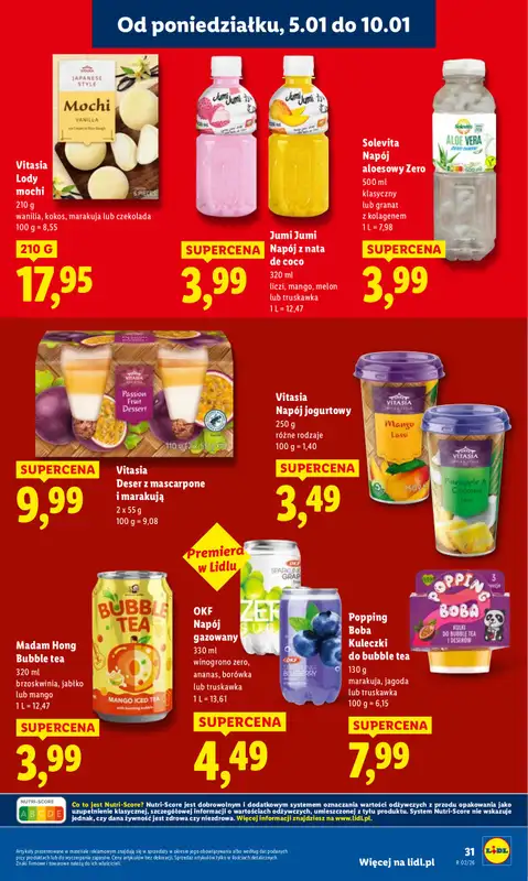 Lidl - gazetka promocyjna Oferta od poniedziałku od poniedziałku 05.01 do środy 07.01 - strona 33
