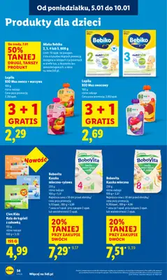 Lidl - gazetka promocyjna Oferta od poniedziałku od poniedziałku 05.01 do środy 07.01 - strona 56