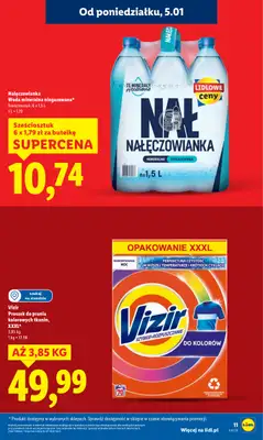 Lidl - gazetka promocyjna Oferta od poniedziałku od poniedziałku 05.01 do środy 07.01 - strona 11