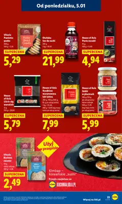 Lidl - gazetka promocyjna Oferta od poniedziałku od poniedziałku 05.01 do środy 07.01 - strona 25