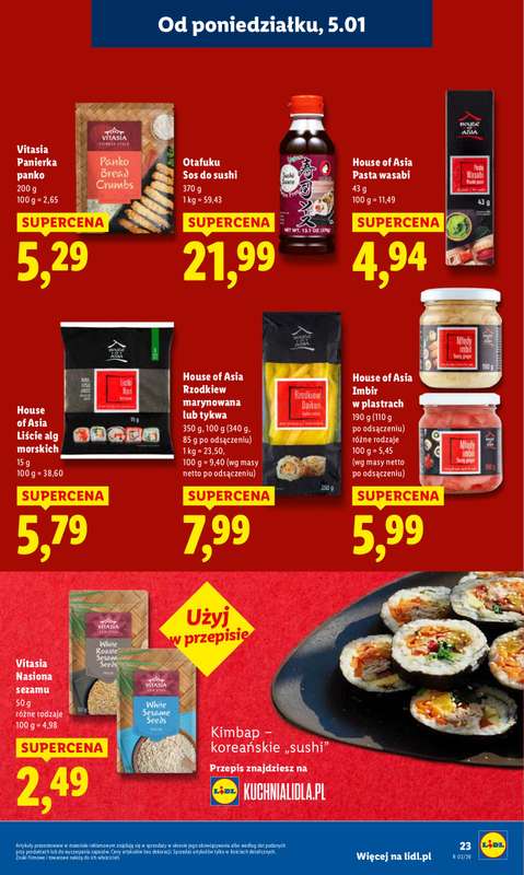 Lidl - gazetka promocyjna Oferta od poniedziałku od poniedziałku 05.01 do środy 07.01 - strona 25