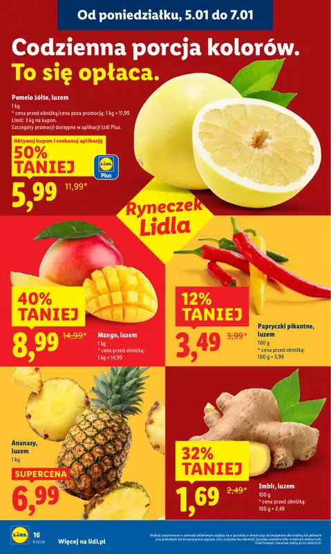 Lidl - gazetka promocyjna Oferta od poniedziałku od poniedziałku 05.01 do środy 07.01 - strona 18