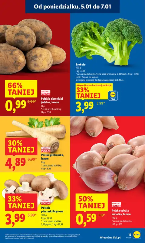 Lidl - gazetka promocyjna Oferta od poniedziałku od poniedziałku 05.01 do środy 07.01 - strona 17
