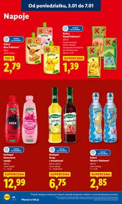 Lidl - gazetka promocyjna Oferta od poniedziałku od poniedziałku 05.01 do środy 07.01 - strona 46