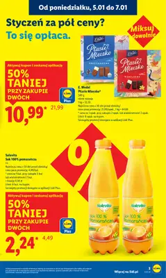 Lidl - gazetka promocyjna Oferta od poniedziałku od poniedziałku 05.01 do środy 07.01 - strona 3