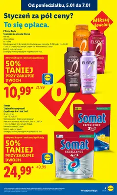 Lidl - gazetka promocyjna Oferta od poniedziałku od poniedziałku 05.01 do środy 07.01 - strona 5