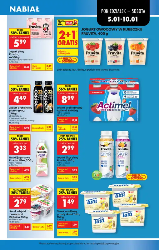 Biedronka - gazetka promocyjna Od poniedziałku od poniedziałku 05.01 do soboty 10.01 - strona 41