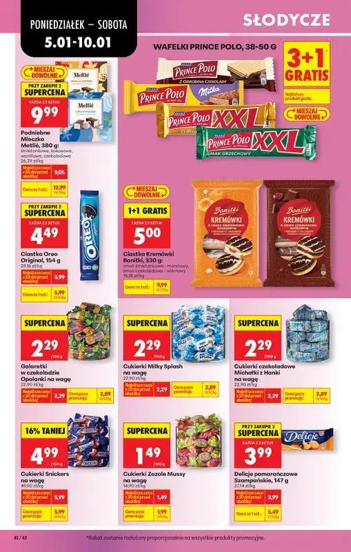 Biedronka - gazetka promocyjna Od poniedziałku od poniedziałku 05.01 do soboty 10.01 - strona 50