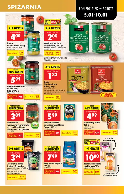 Biedronka - gazetka promocyjna Od poniedziałku od poniedziałku 05.01 do soboty 10.01 - strona 47