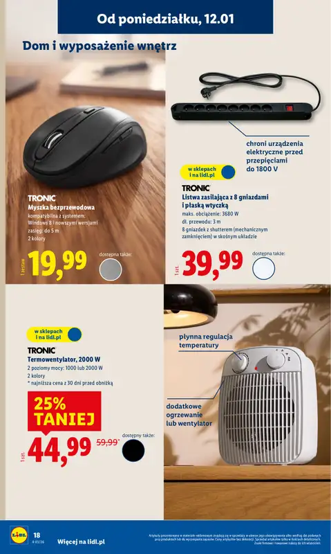 Lidl - gazetka promocyjna Katalog od poniedziałku 12.01 do soboty 17.01 - strona 20