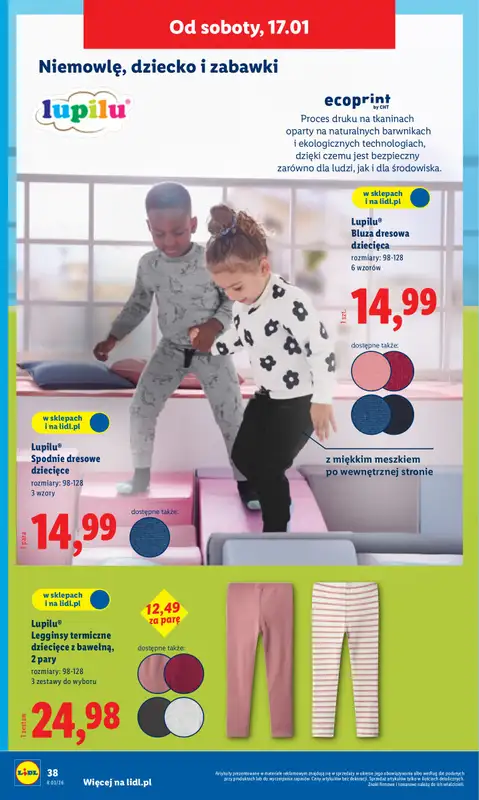 Lidl - gazetka promocyjna Katalog od poniedziałku 12.01 do soboty 17.01 - strona 40