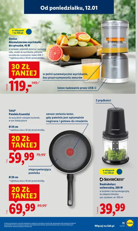 Lidl - gazetka promocyjna Katalog od poniedziałku 12.01 do soboty 17.01 - strona 11