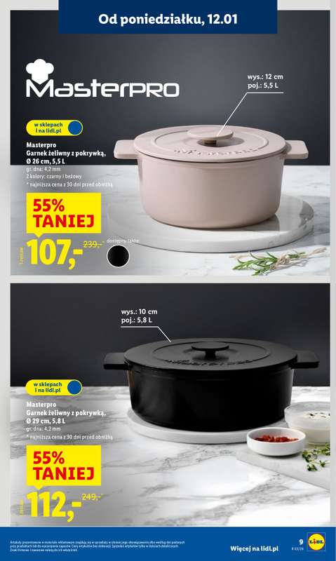 Lidl - gazetka promocyjna Katalog od poniedziałku 12.01 do soboty 17.01 - strona 9