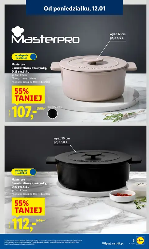 Lidl - gazetka promocyjna Katalog od poniedziałku 12.01 do soboty 17.01 - strona 9