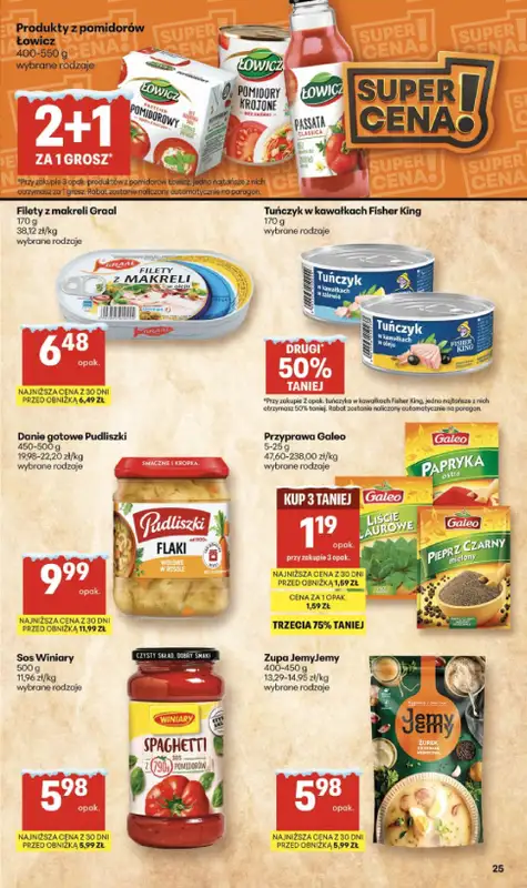 Delikatesy Centrum - gazetka promocyjna Gazetka  do środy 14.01 - strona 25