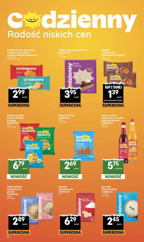 Delikatesy Centrum - gazetka promocyjna Gazetka  do środy 14.01 - strona 2