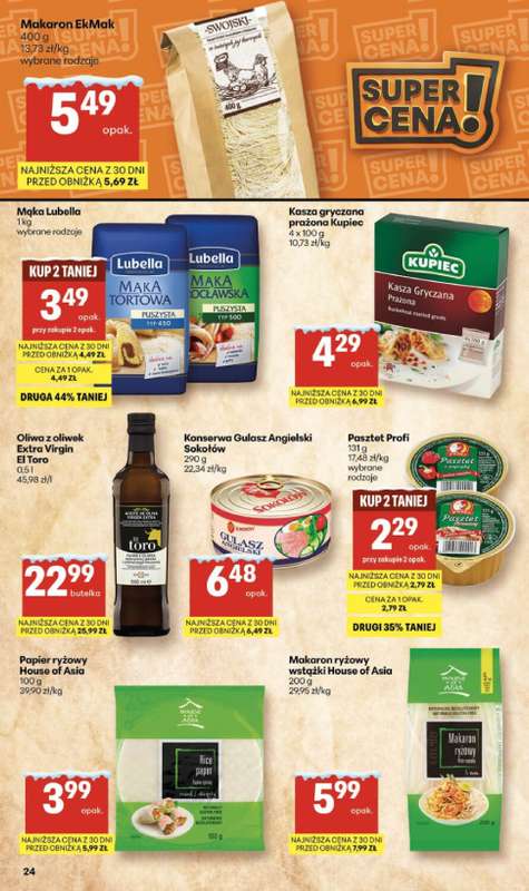 Delikatesy Centrum - gazetka promocyjna Gazetka  do środy 14.01 - strona 24