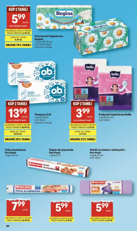 Delikatesy Centrum - gazetka promocyjna Gazetka  do środy 14.01 - strona 38