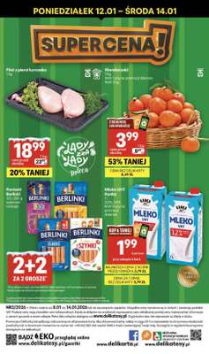 Delikatesy Centrum - gazetka promocyjna Gazetka  do środy 14.01 - strona 40