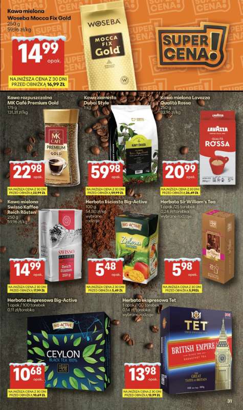 Delikatesy Centrum - gazetka promocyjna Gazetka  do środy 14.01 - strona 31