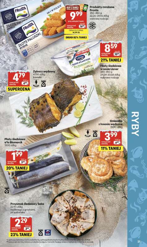 Delikatesy Centrum - gazetka promocyjna Gazetka  do środy 14.01 - strona 21