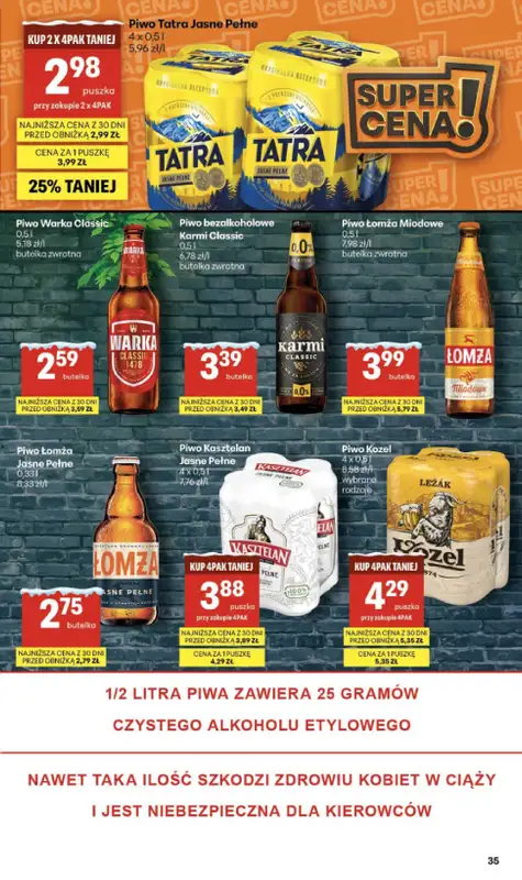 Delikatesy Centrum - gazetka promocyjna Gazetka  do środy 14.01 - strona 35