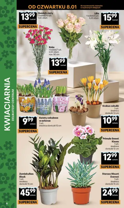 Delikatesy Centrum - gazetka promocyjna Gazetka  do środy 14.01 - strona 8
