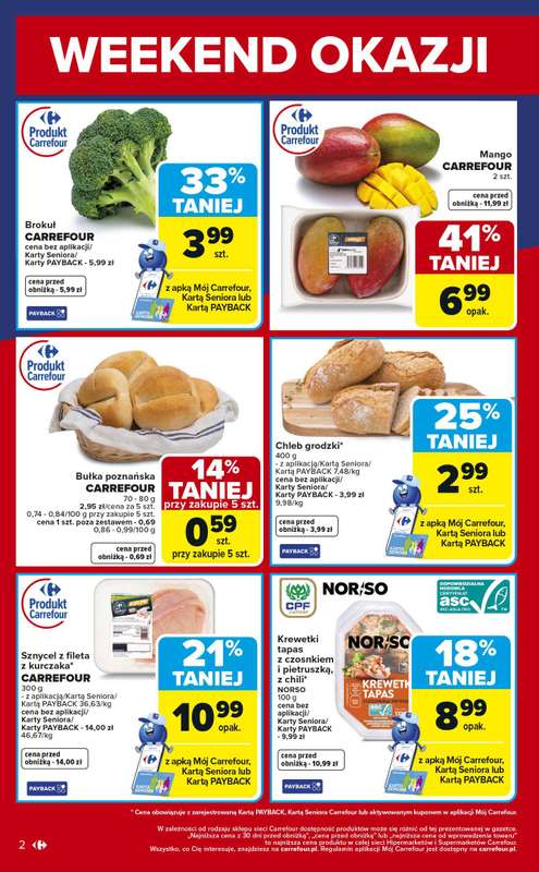 Carrefour - gazetka promocyjna Gazetka Weekend promek już od czwartku od czwartku 08.01 do soboty 10.01 - strona 2