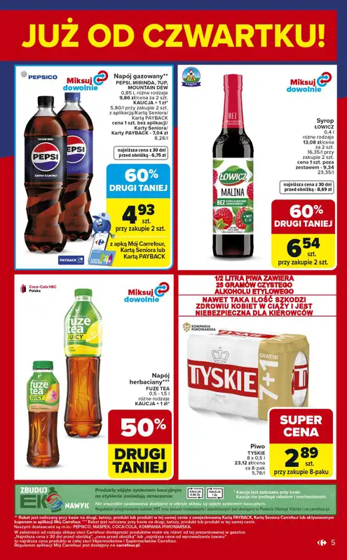 Carrefour Market - gazetka promocyjna Gazetka Weekend promek już od czwartku od czwartku 08.01 do soboty 10.01 - strona 5