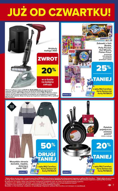 Carrefour Market - gazetka promocyjna Gazetka Weekend promek już od czwartku od czwartku 08.01 do soboty 10.01 - strona 7