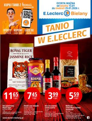Leclerc - gazetka promocyjna Oferta Bielany | Tanio w E.Leclerc od wtorku 13.01 do niedzieli 25.01