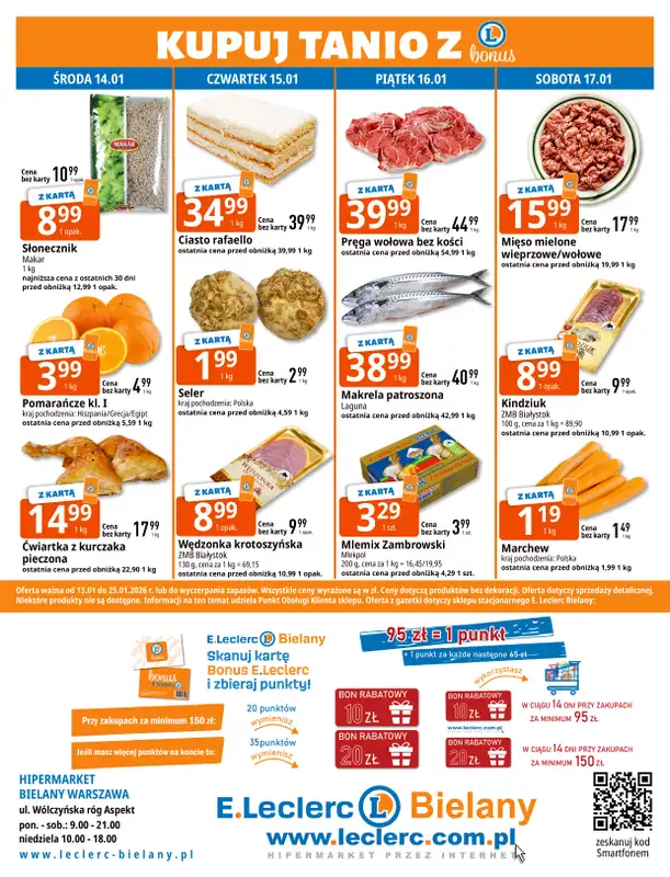 Leclerc - gazetka promocyjna Oferta Bielany | Tanio w E.Leclerc od wtorku 13.01 do niedzieli 25.01 - strona 16