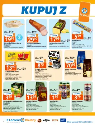 Leclerc - gazetka promocyjna Oferta Bielany | Tanio w E.Leclerc od wtorku 13.01 do niedzieli 25.01 - strona 2