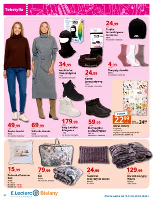 Leclerc - gazetka promocyjna Oferta Bielany | Tanio w E.Leclerc od wtorku 13.01 do niedzieli 25.01 - strona 14