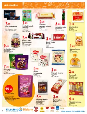 Leclerc - gazetka promocyjna Oferta Bielany | Tanio w E.Leclerc od wtorku 13.01 do niedzieli 25.01 - strona 6