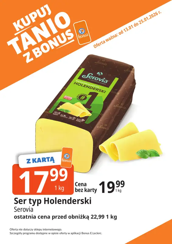 Leclerc - gazetka promocyjna Oferta Bielany I Kupuj tanio z bonus od wtorku 13.01 do niedzieli 25.01 - strona 15