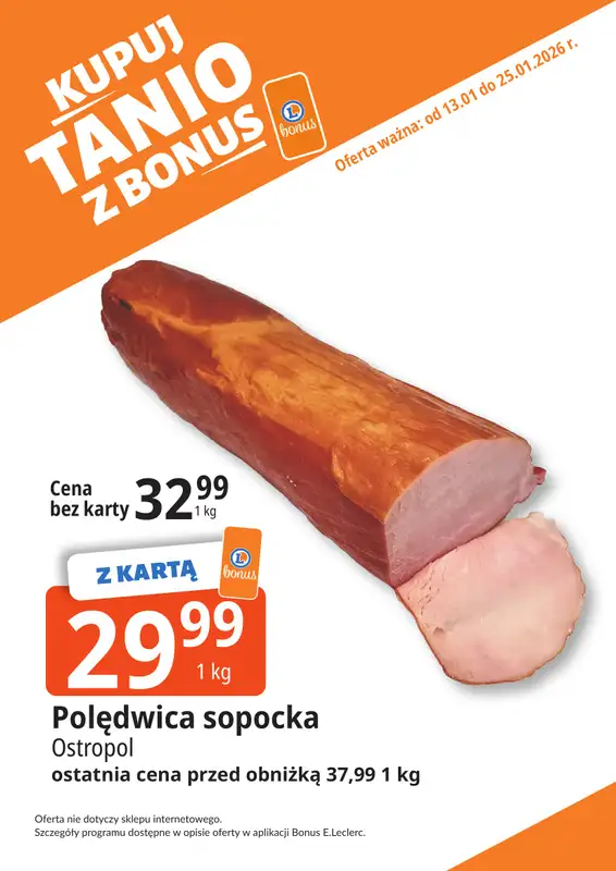 Leclerc - gazetka promocyjna Oferta Bielany I Kupuj tanio z bonus od wtorku 13.01 do niedzieli 25.01 - strona 14