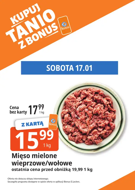 Leclerc - gazetka promocyjna Oferta Bielany I Kupuj tanio z bonus od wtorku 13.01 do niedzieli 25.01 - strona 10