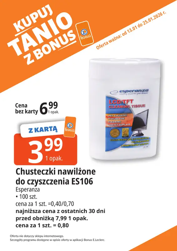 Leclerc - gazetka promocyjna Oferta Bielany I Kupuj tanio z bonus od wtorku 13.01 do niedzieli 25.01 - strona 26