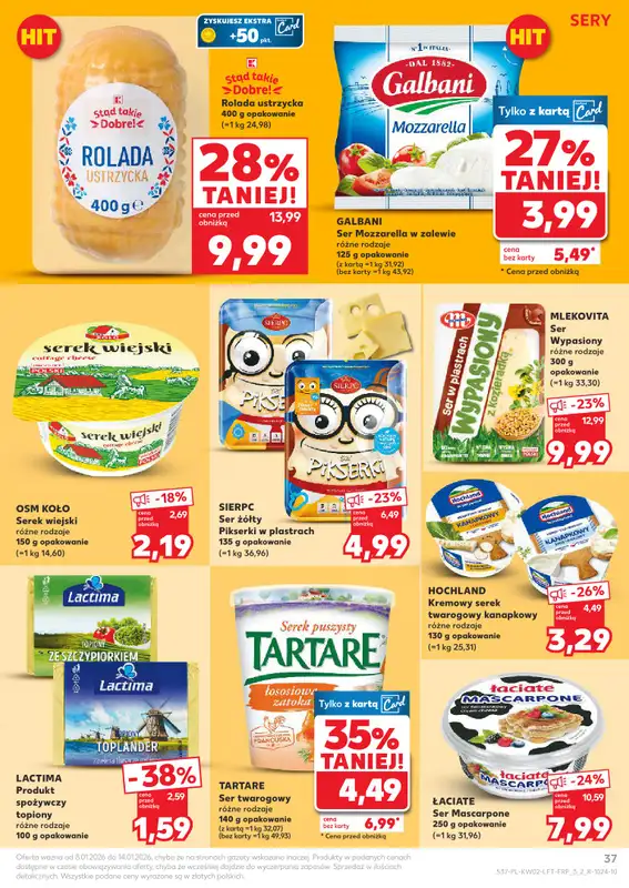 Kaufland - gazetka promocyjna Oferta Kaufland od czwartku 08.01 do środy 14.01 - strona 37