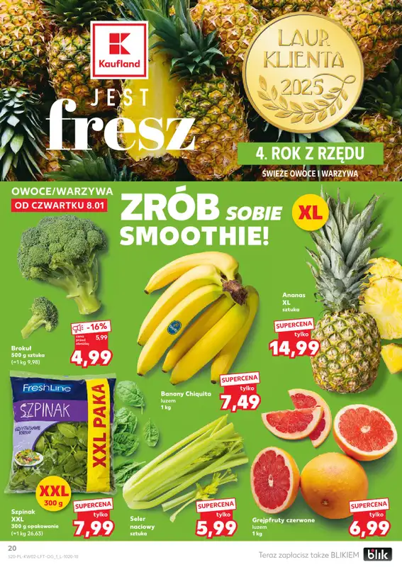 Kaufland - gazetka promocyjna Oferta Kaufland od czwartku 08.01 do środy 14.01 - strona 20
