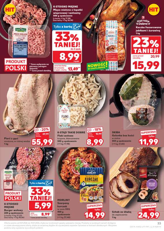 Kaufland - gazetka promocyjna Oferta Kaufland od czwartku 08.01 do środy 14.01 - strona 33