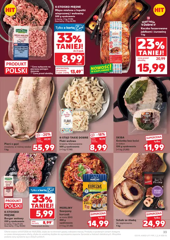 Kaufland - gazetka promocyjna Oferta Kaufland od czwartku 08.01 do środy 14.01 - strona 33